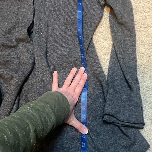 Forte Women's Gray Cashmere Hooded Cardigan Sweater Size S - Picture 8 of 8